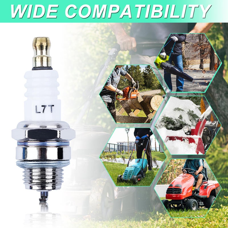 Adefol Spark Plug Replacement for NGK BPMR7A, L7T and for Champion CJ8 RCJ6Y RCJ7Y & More Types Sparkplug, Adefol Spark Plugs Fit for Stihl & Husqvarna Chainsaw Lawnmower Engines - Image 5